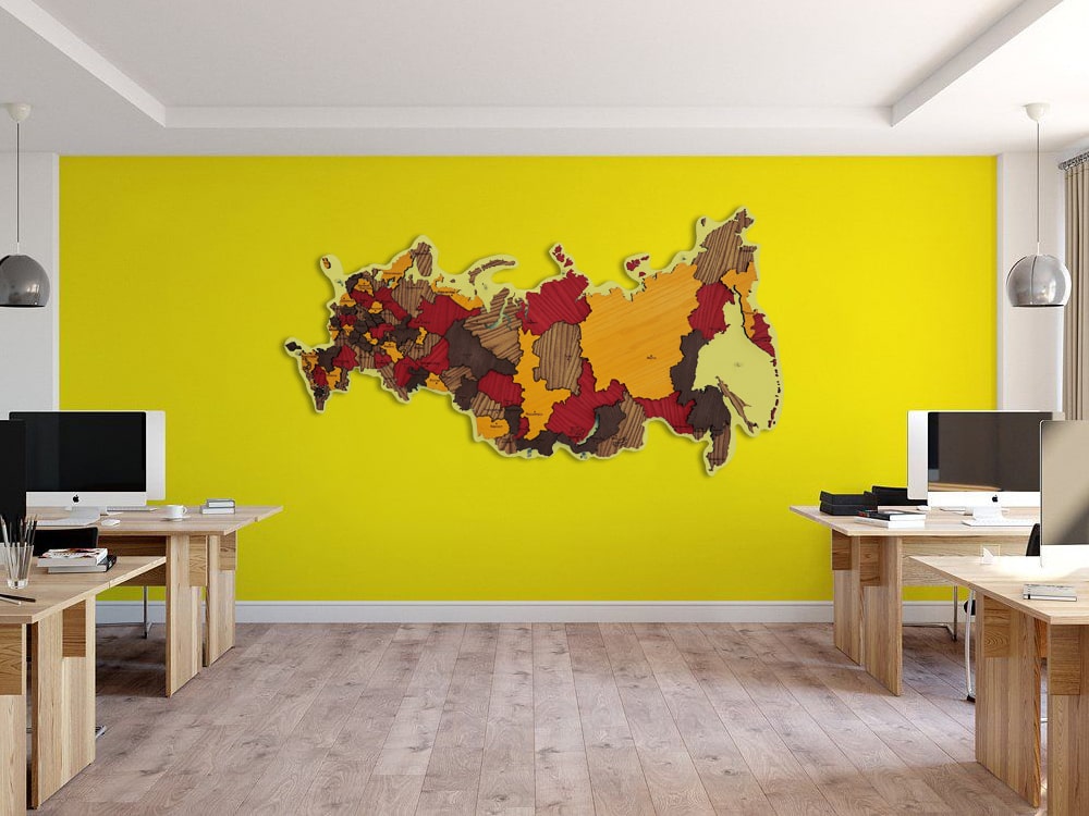 Карта России Лапландский лес