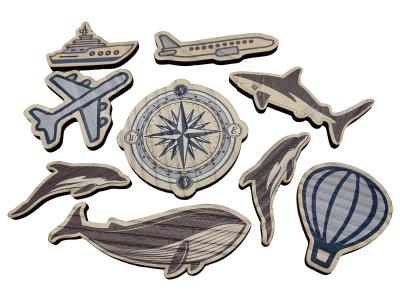 Фигурки из дерева, набор №3